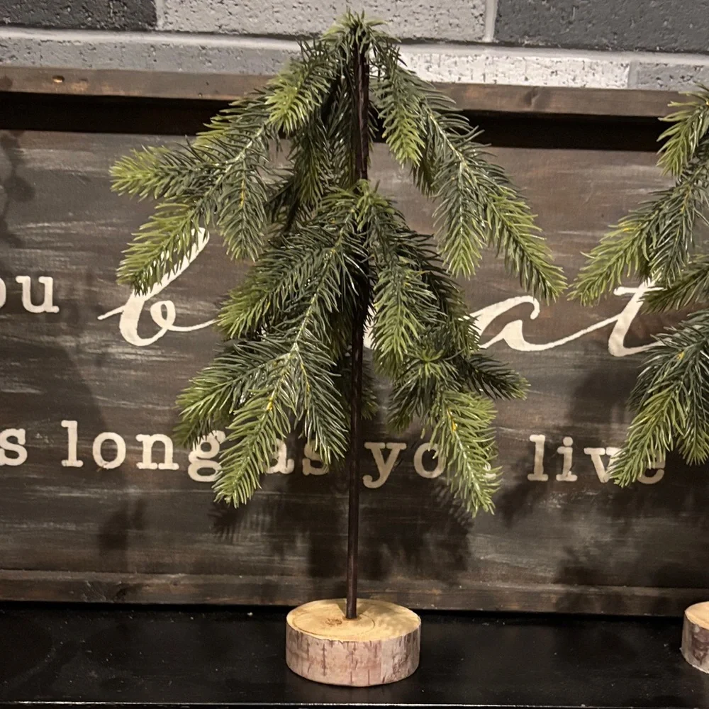 Green Pine Target Bullseye Christmas decoration.